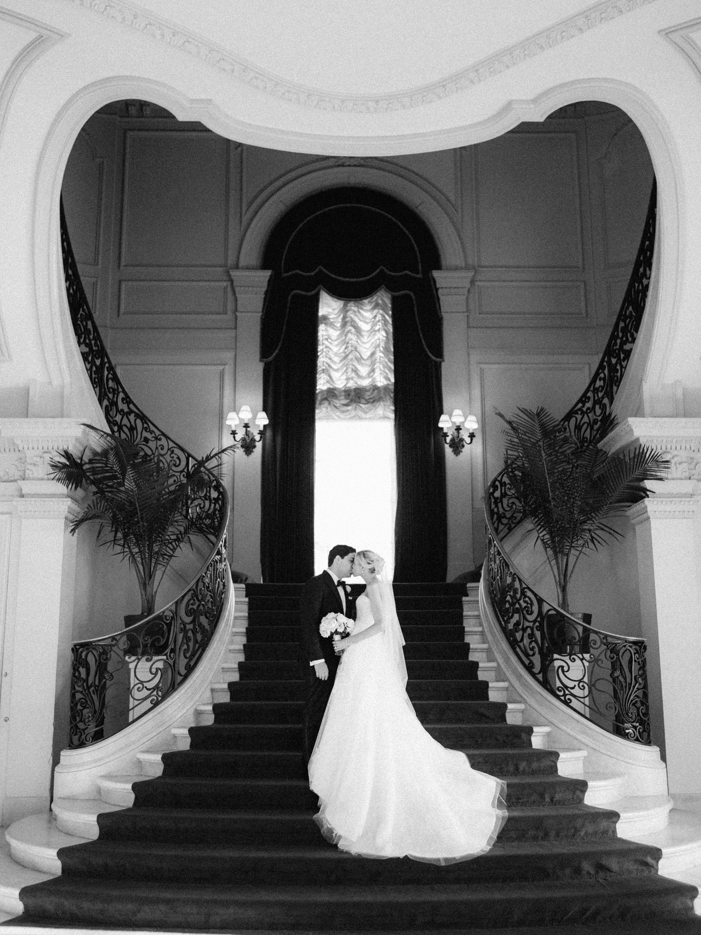 rosecliff staircase wedding